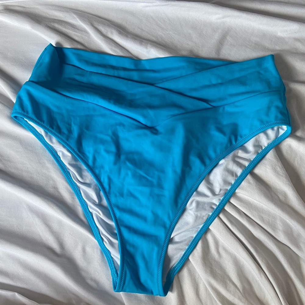 PINK Victoria's Secret Turquoise Swim Bottom